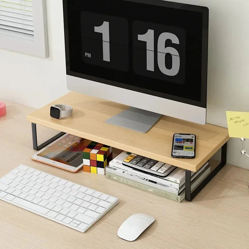 Elevated Laptop Desk Stand with Storage Pad