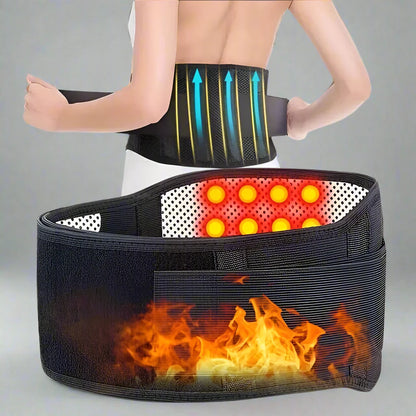 Self-Heating Magnetic Therapy Belt