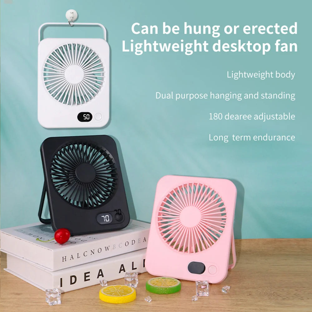 Portable Ultra-Thin Rechargeable Fan