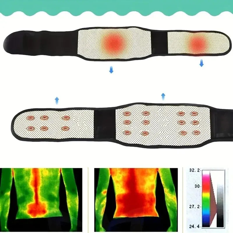 Self-Heating Magnetic Therapy Belt