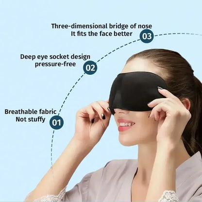 3D Contoured Sleep Eye Mask