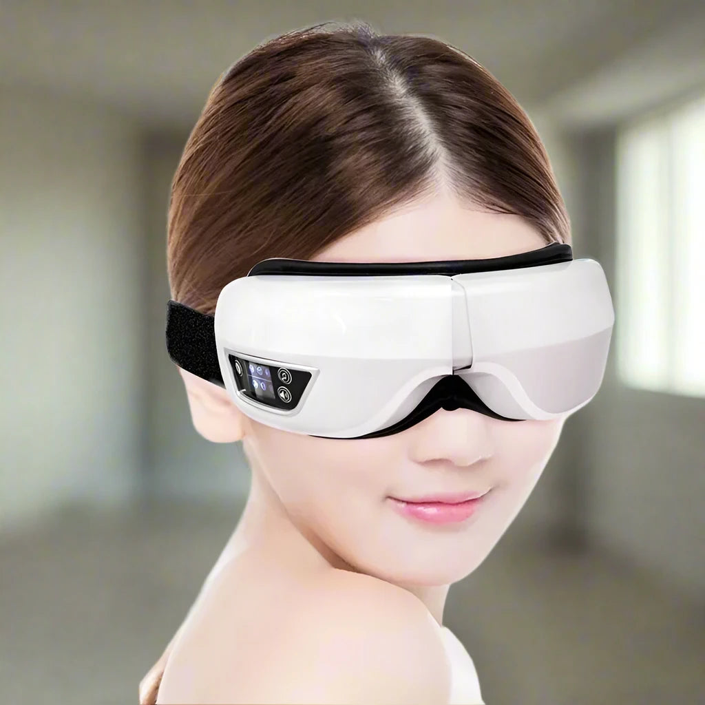 6D Smart Eye Massager with Heat Therapy