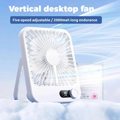 Portable Ultra-Thin Rechargeable Fan