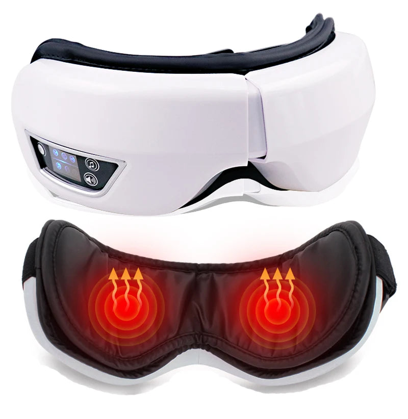 6D Smart Eye Massager with Heat Therapy