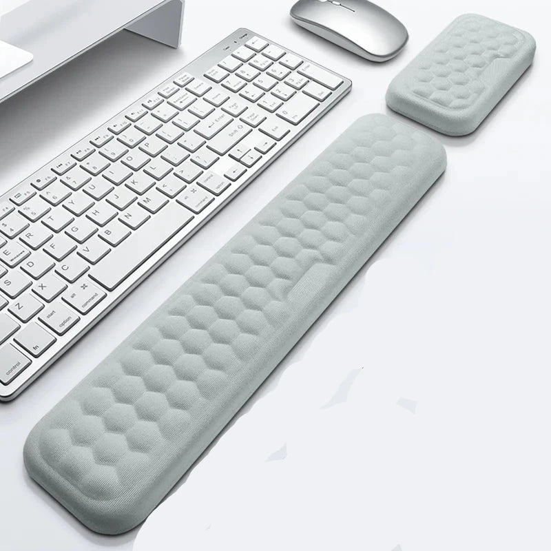 Ergonomic Memory Foam Keyboard & Mouse Wrist Pad