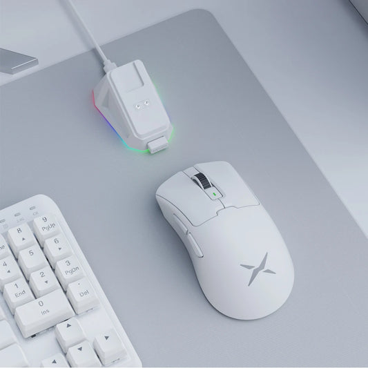 Ergonomic Wireless Gaming Mouse with RGB Charging Dock & Sensor