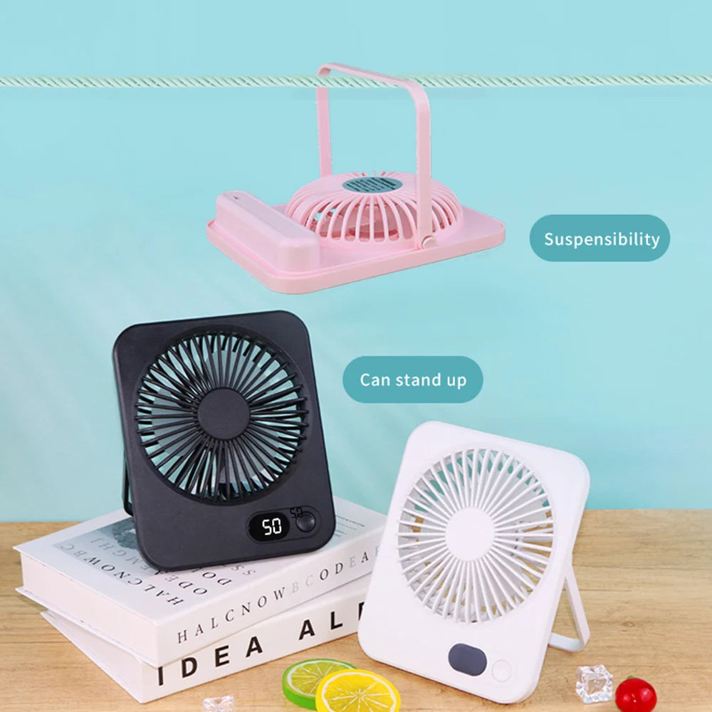 Portable Ultra-Thin Rechargeable Fan